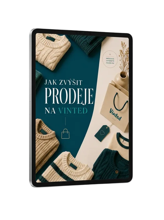 E-book Jak zvýšit prodeje na Vinted otevřený na iPadu